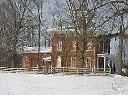 Fisher West Farmhouse, a historic site in the township