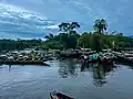 Fishing boats Idenau cameroon