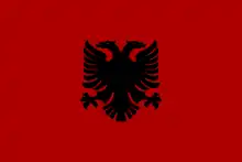 Flag of Albania used from 1928 to 1934.