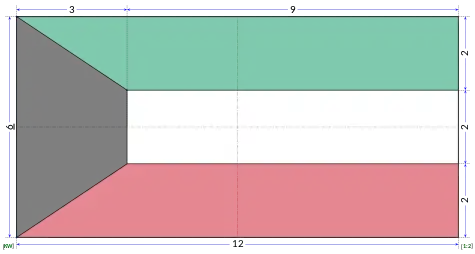 Flag construction sheet