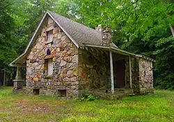 Whetham Cabin within the West Branch Research and Demonstration Forest in the township