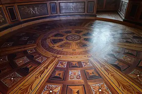 Floor of the Cabinet aux Miroirs