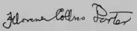 Signature of Florence Collins Porter