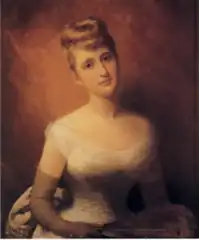 Florence Sellers Coxe Paul (the daughter of David Wampole Sellers) by Ida Waugh (circa 1880)