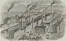 Print of the Nonotuck Silk Company Mills