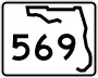 State Road 569 marker