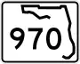 State Road 970 marker