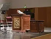 Chest, or box, organ used during La Folle Journée, 2009