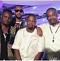 with Record Producer, singer and songwriter Don Jazzy, singer and songwriter Dr SID and D'Prince