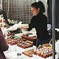 Pastries being sold at Maltby Street