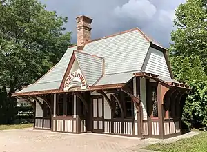 Yorktown Heights station, listed on National Register of Historic Places