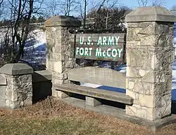 Fort McCoy historic gate