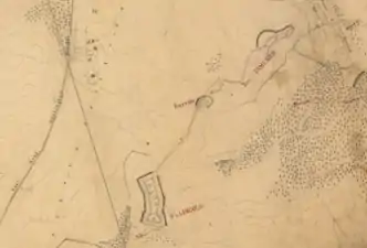 Fort Lincoln in 1863 with the batteries