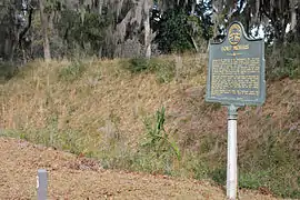 Earthworks of the fort