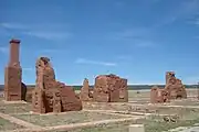 Remainder of buildings along Officer's Row