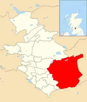 Location of the ward