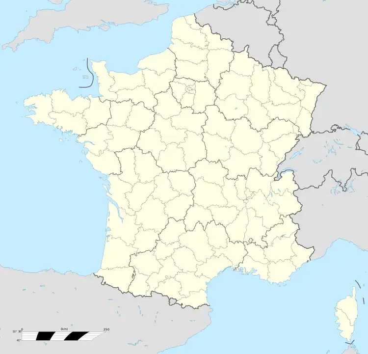 Map of northern France with Olympic venues marked