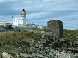 Kinnaird Head and the ancient Wynd Tower