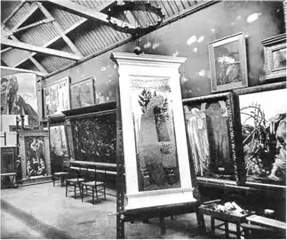 Burne-Jones's garden studio at the Grange, 1887 (Hollyer)