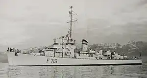 French Frigate Bambara (F719).