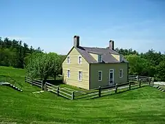 Shaker Building (built in 1794) moved to the Fruitland Museum grounds in Harvard