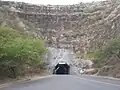 Tunnel into Diamond Head Crater