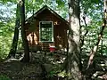 Individual retreat house for guests at Furnace Mountain