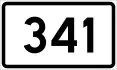 County Road 341 shield