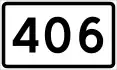 County Road 406 shield