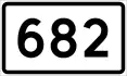 County Road 682 shield