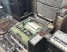 View down from above the terminal