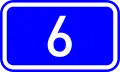 National Road 6 shield