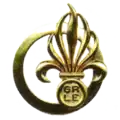 Beret insignia of the Foreign Legion Recruiting Group, G.R.L.E