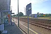 Station platforms and shelters in 2010.