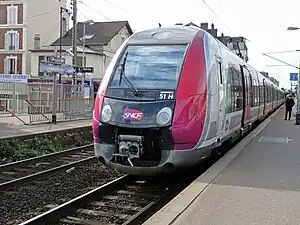 A Z 50000 in Gare de La Barre - Ormesson.