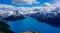 Garibaldi Lake with Guard Mountain (left of center)