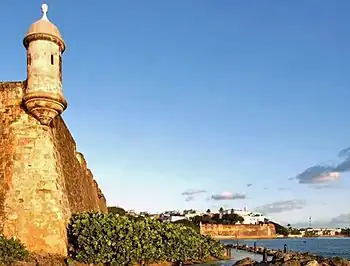 Sentry box La Garita at Castillo San Felipe del Morro