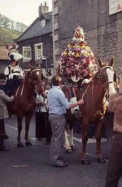 The Castleton Garland King and his consort