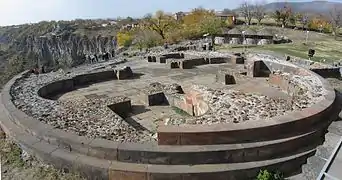 Saint Sion Church foundations adjacent to Garni Temple, 7th to 9th centuries