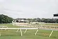 The stands at the St. Ann's Garrison Savannah racetrack