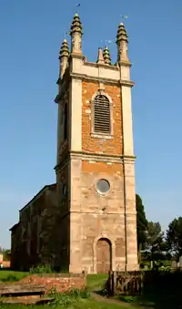 Gaulby church tower.John Wing the elder (1697-1753)