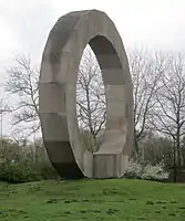 Broken circle in Amsterdam