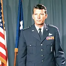 General Bernard A. Schriever after whom the base is named.