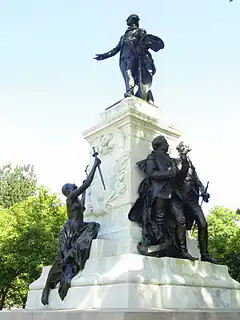 Statue of the Marquis de Lafayette, Lafayette Square, Washington, D.C., 1891