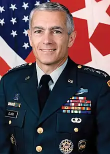 Retired Army  General and 2004 presidential candidateWesley Clarkfrom Arkansas