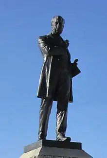 George William Hill (sculptor)'s George Brown (1913) erected at Parliament Hill Ottawa, Ontario Canada