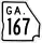 State Route 167 marker