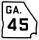 State Route 45 marker