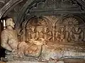 Gerard family memorial, clearly showing Sir Gilbert and Anne's four daughters on rear panel: Frances, Radclyffe, Catherine, Margaret.