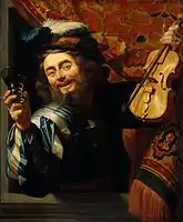 The Happy  Fiddler, 1623 Rijksmuseum Amsterdam